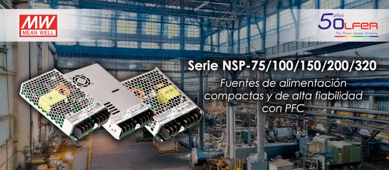 Fuente Alimentación Mean Well Serie NSP 