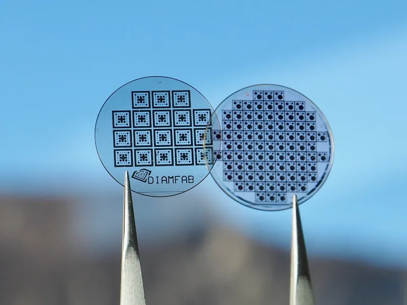 obleas semiconductor diamante Figure 04 DIAMFAB wafers diodesFET
