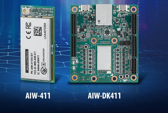 Advantech presenta AIW-411, módulo IoT industrial con Wi-Fi 6