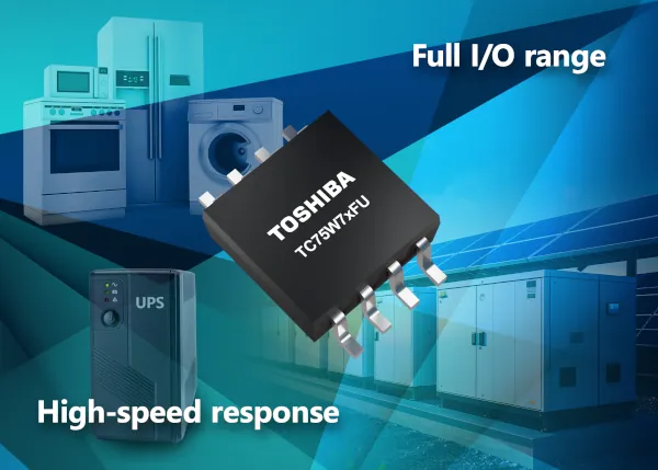 Toshiba lanza el TC75W71FU: comparador dual CMOS ultrarrápido para protección de sobrecorriente