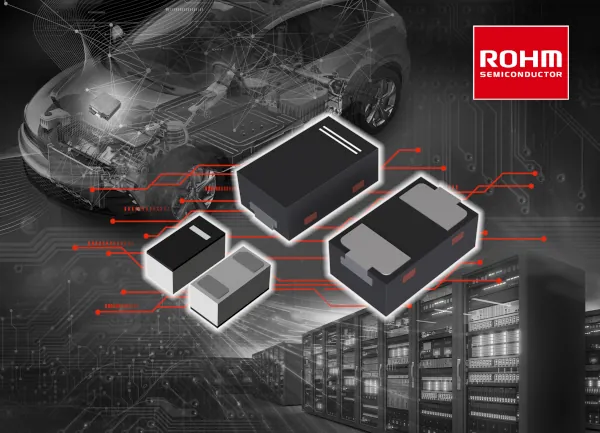 ROHM lanza diodos ESD ultrabajos para comunicaciones de alta velocidad y automoción